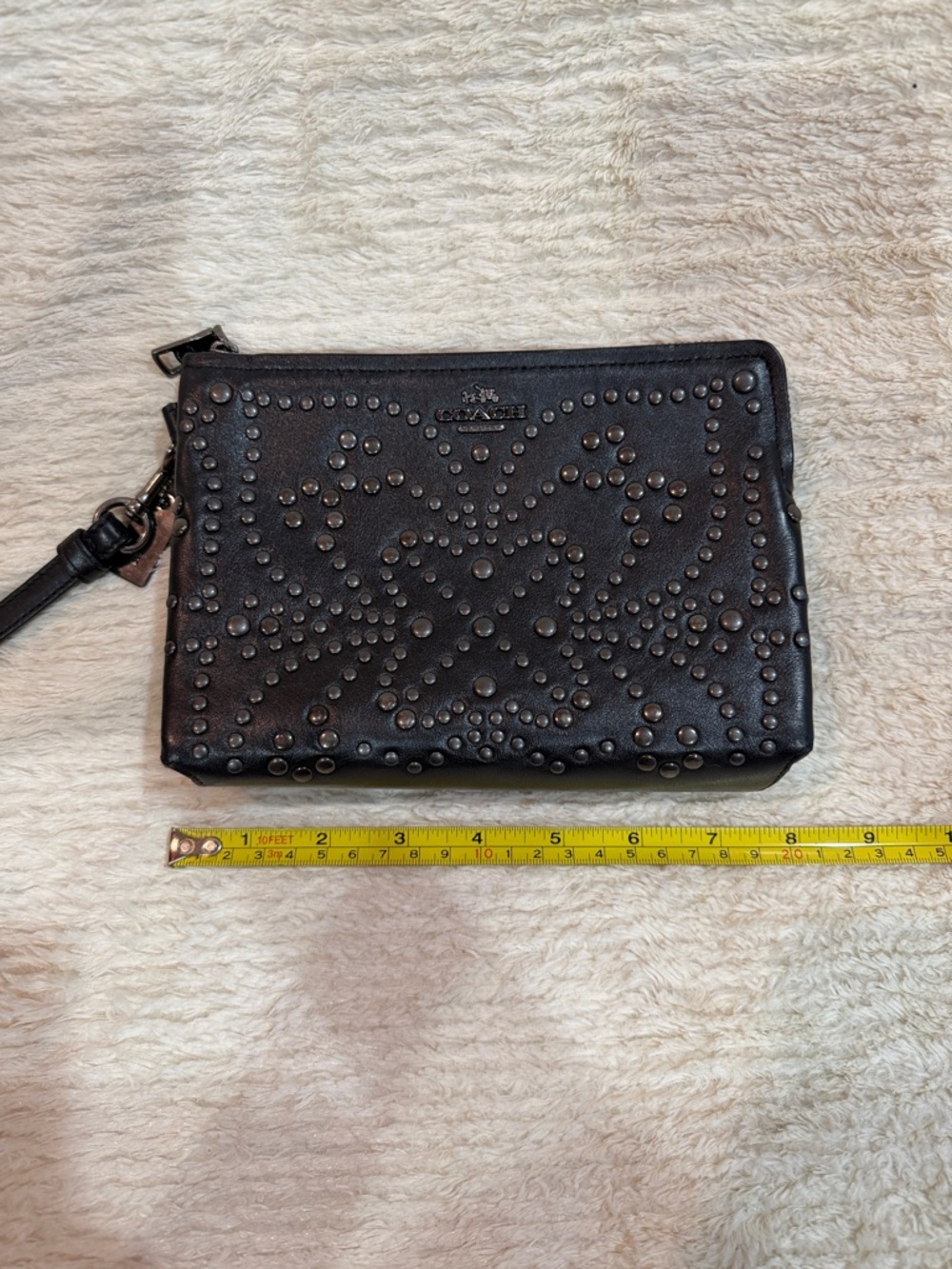 Coach Black Studded Leather Wristlet Clutch
Limited Kylie Edition ! - Picture 8 of 9